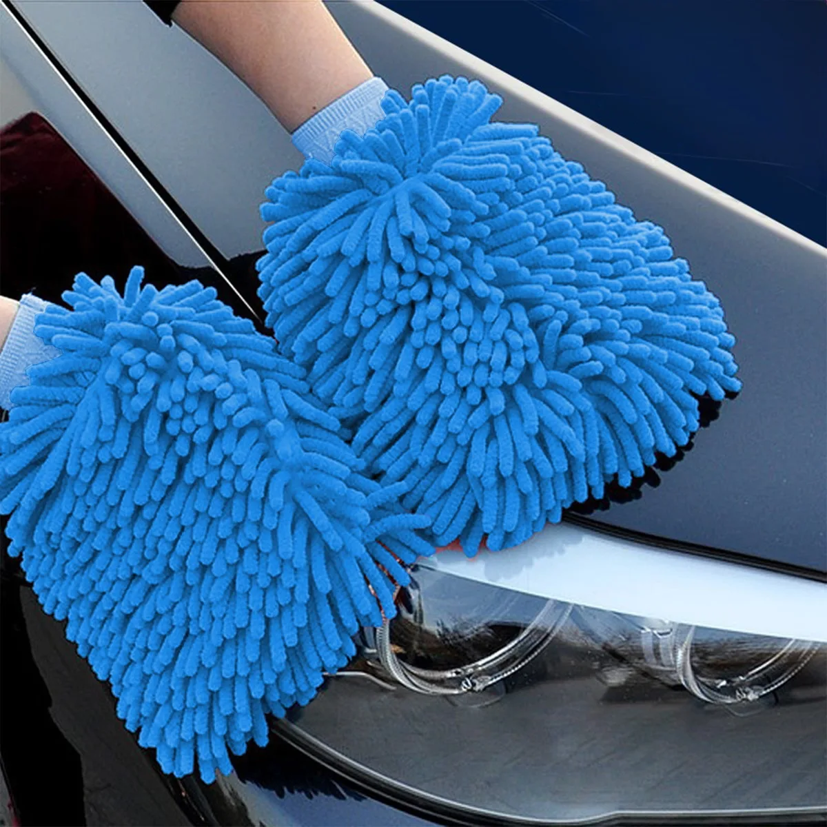 microfiber wash mitt