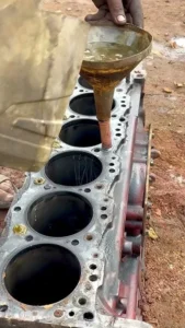 motor acid cleaning