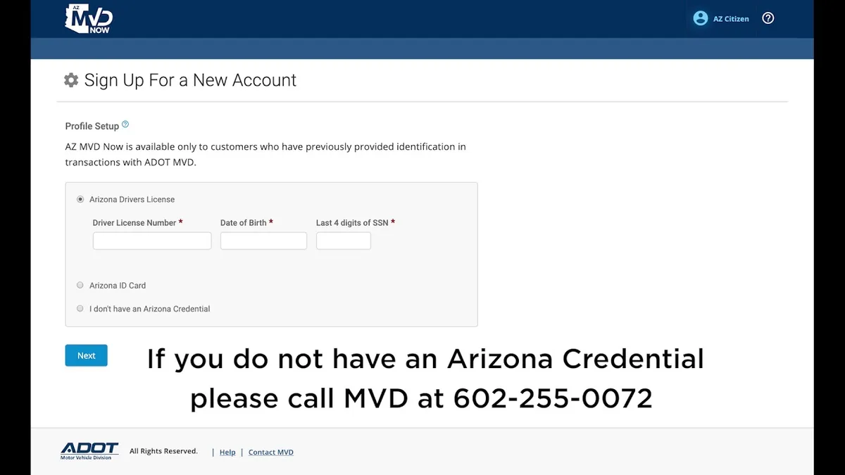 MVD Now online portal