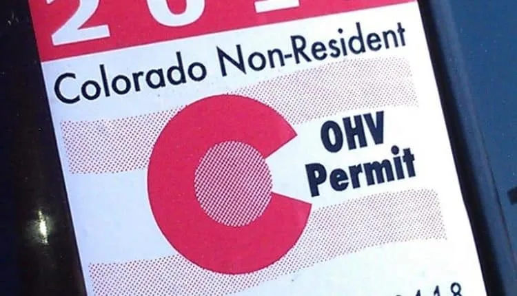 non-resident OHV permit Arizona