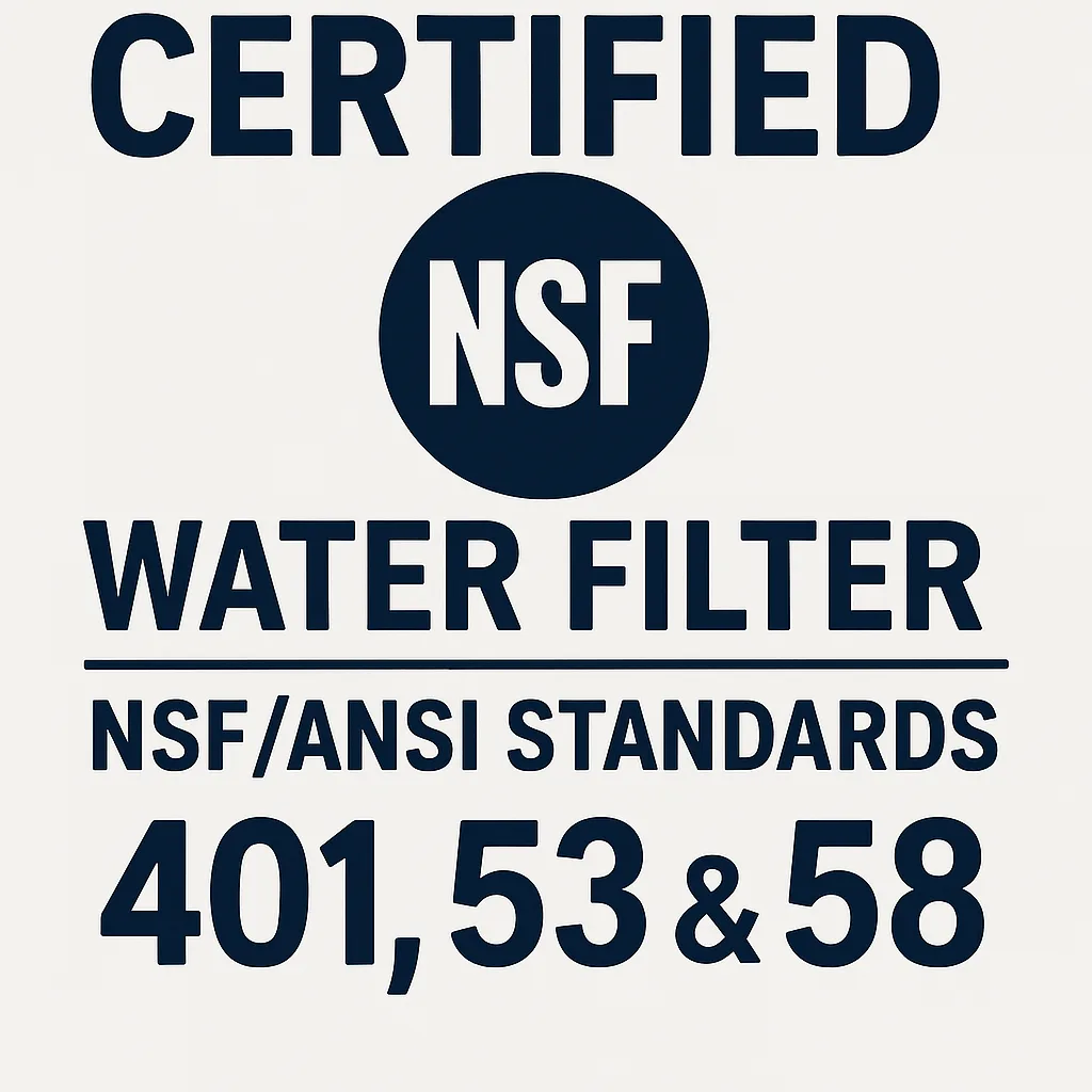 NSF certification label