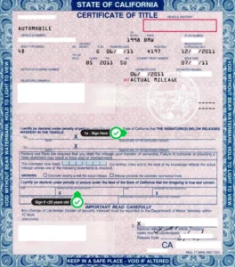Out-of-State Title Transfer: Rules for changing documents when coming from another state.