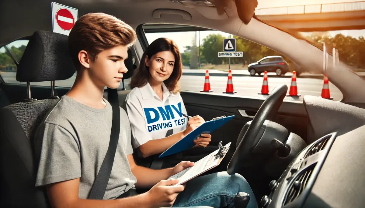 parent supervising teen driver