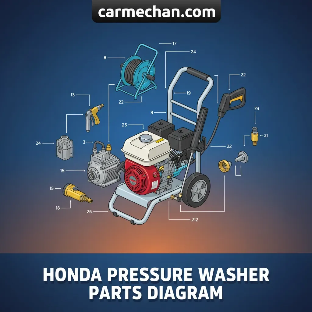pressure washer distance diagram