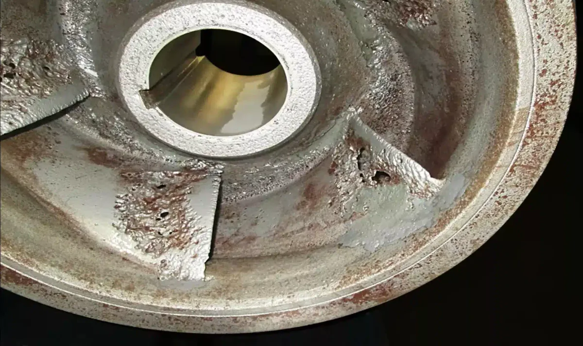 pump cavitation damage