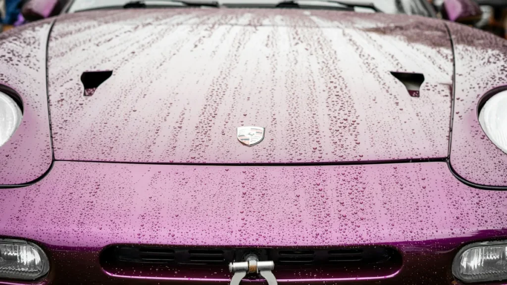 rainx car wash hydrophobic beading
