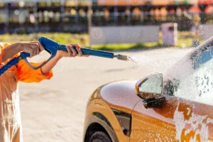 recommended psi for washing cars