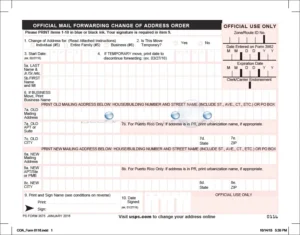 Reporting Changes: Reporting changes in address or ownership.