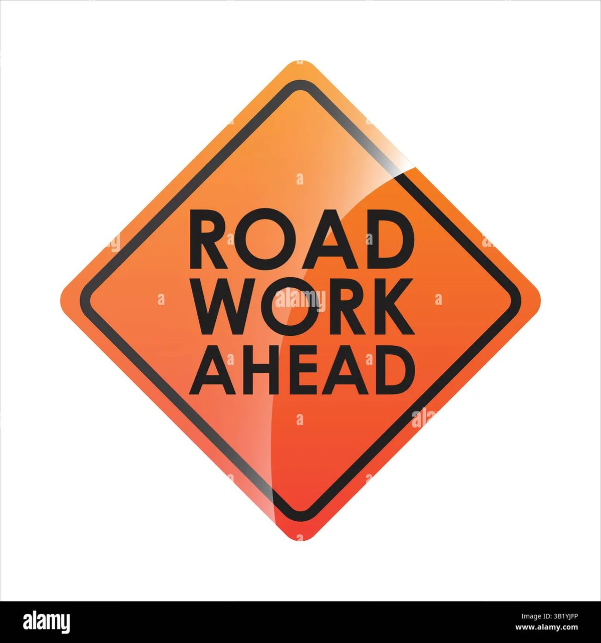 road work ahead sign
