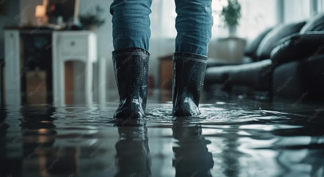 rubber rain boots