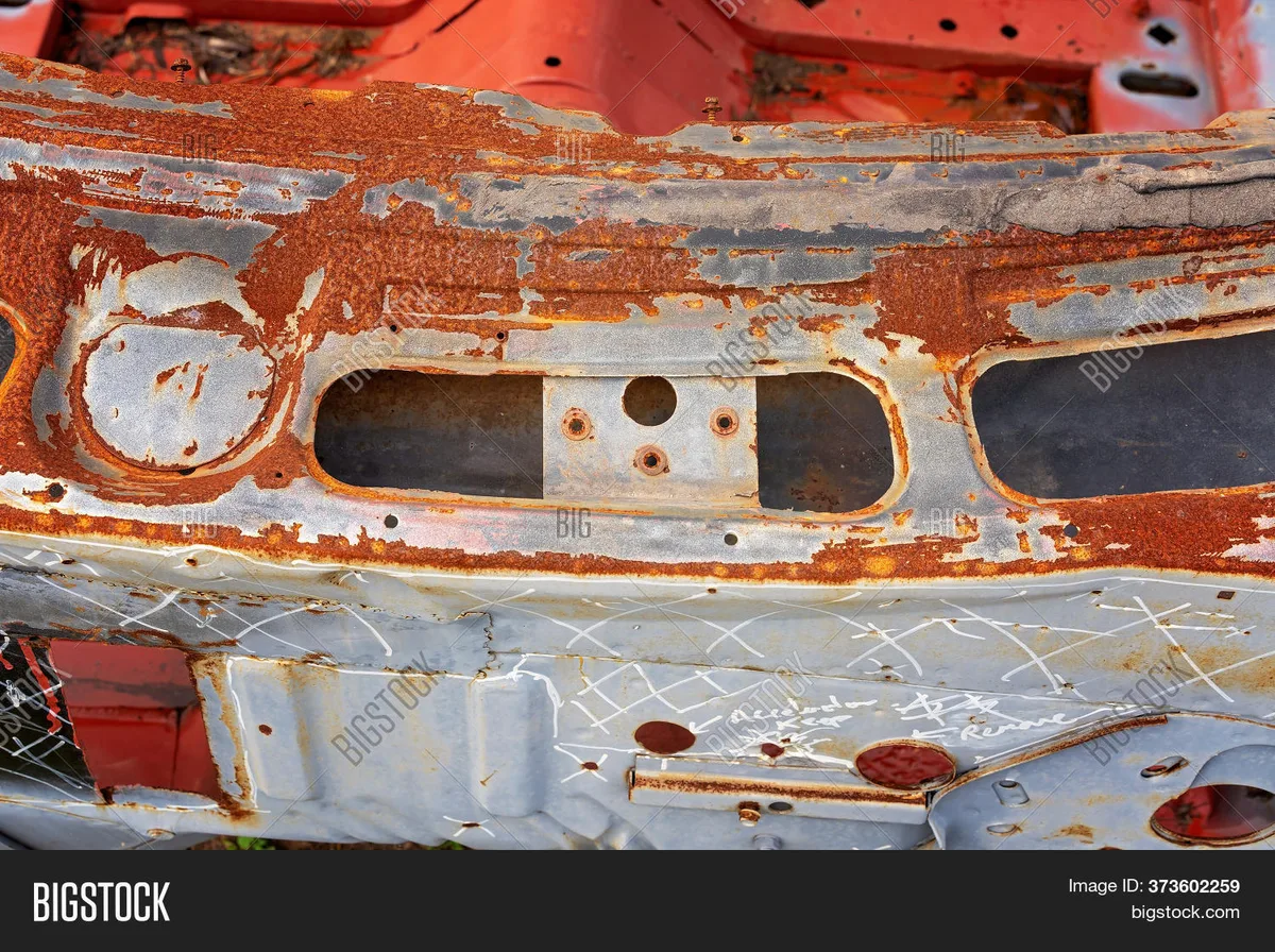 rust on car undercarriage