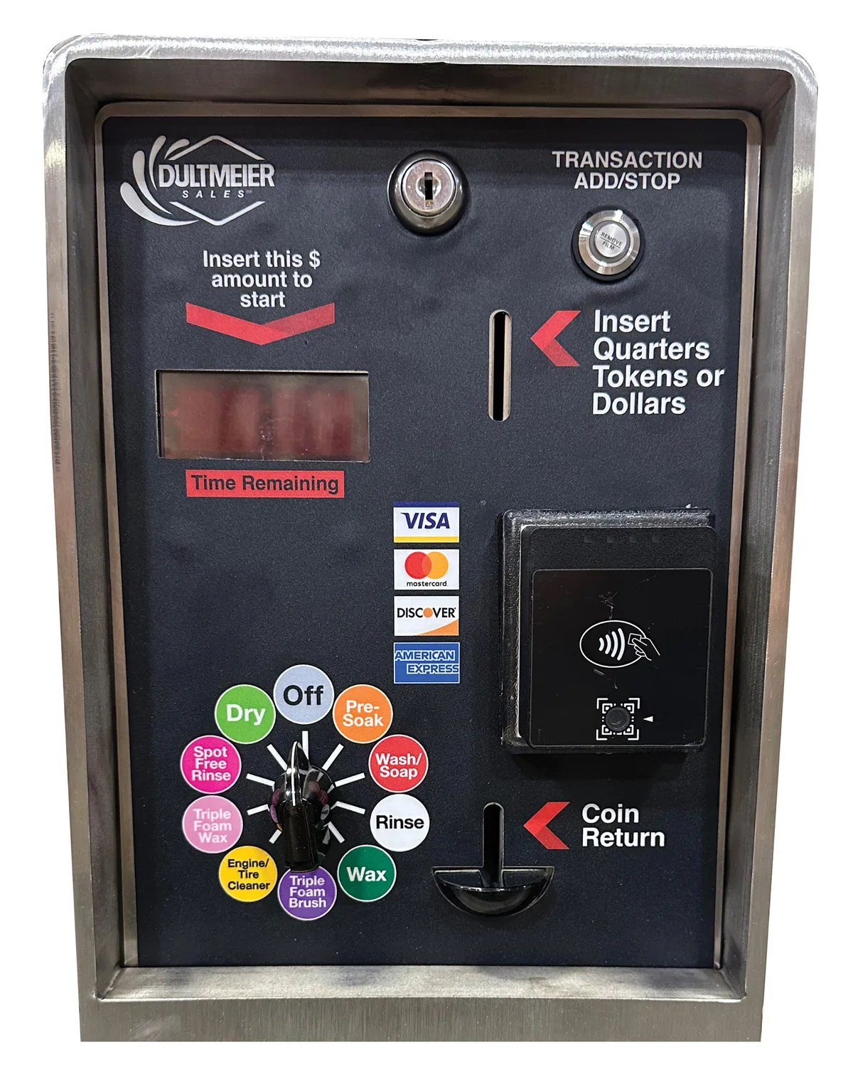 self-serve car wash bay timer