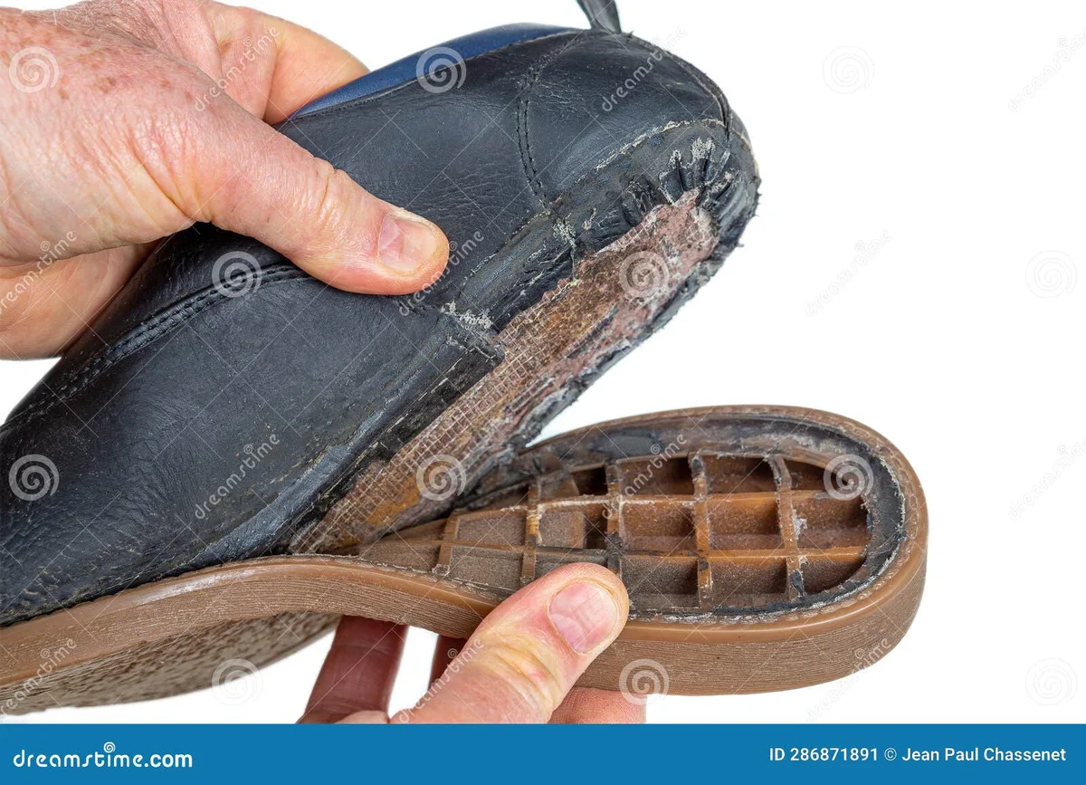 sole delamination shoe damage