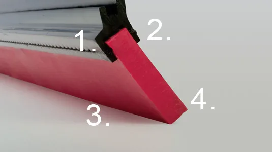 squeegee blade wear