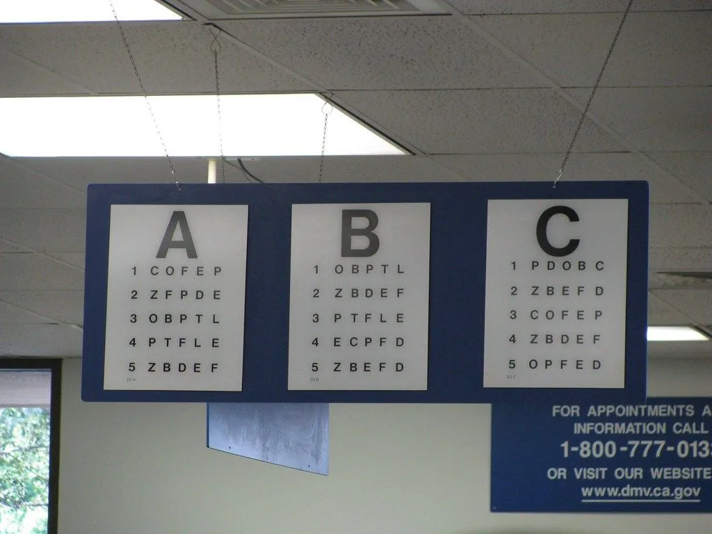 state DMV letter to month chart