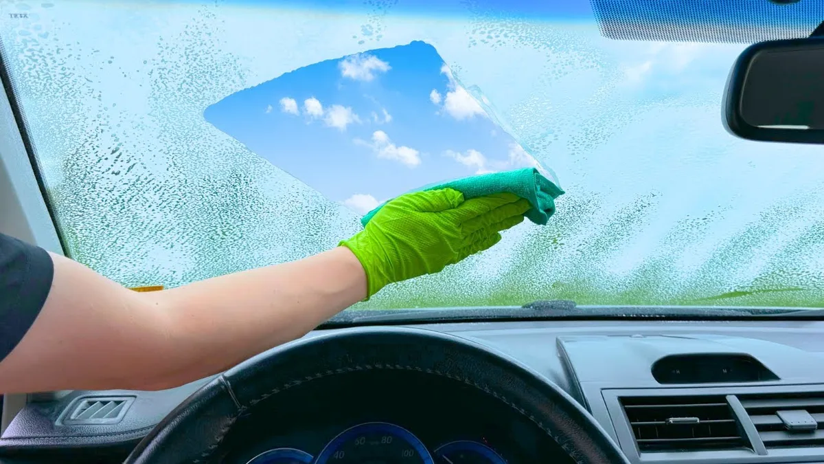 streak-free windshield after cleaning