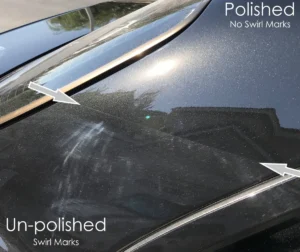 swirling car wash brush damage
