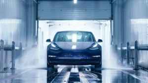 Tesla car wash mode
