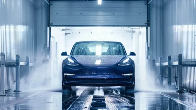 Tesla car wash mode