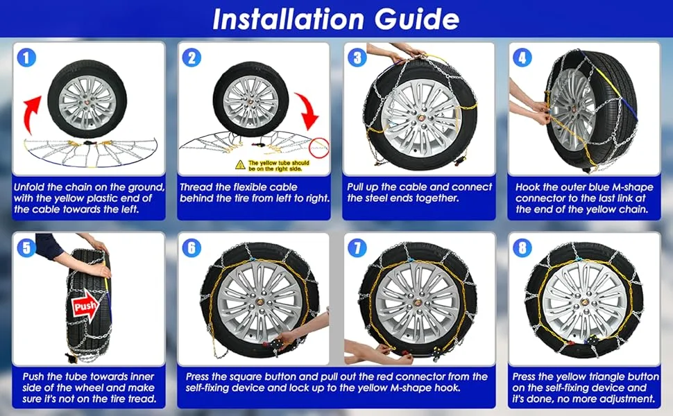 tire chains installation