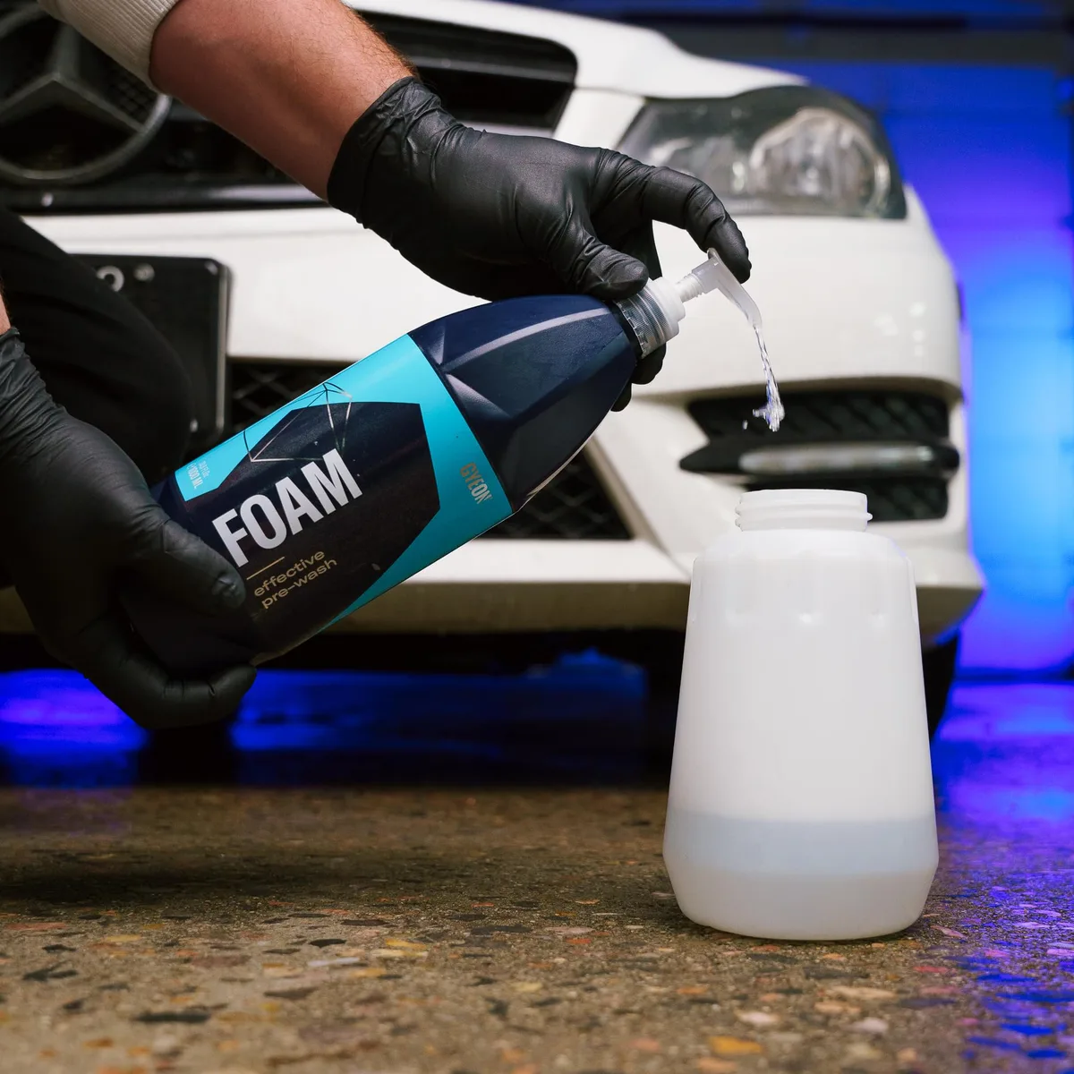 touchless car wash foam