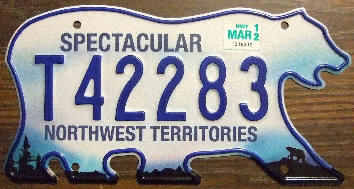 Trailer license plate and decal mounted