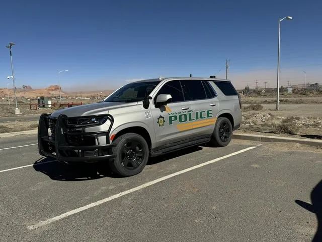 tribal police vehicle Arizona