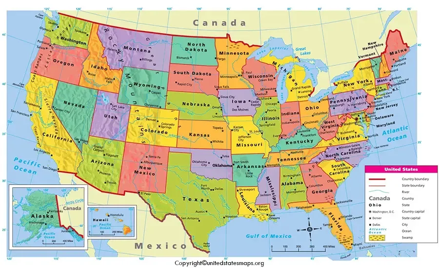 United States map state penalties for littering
