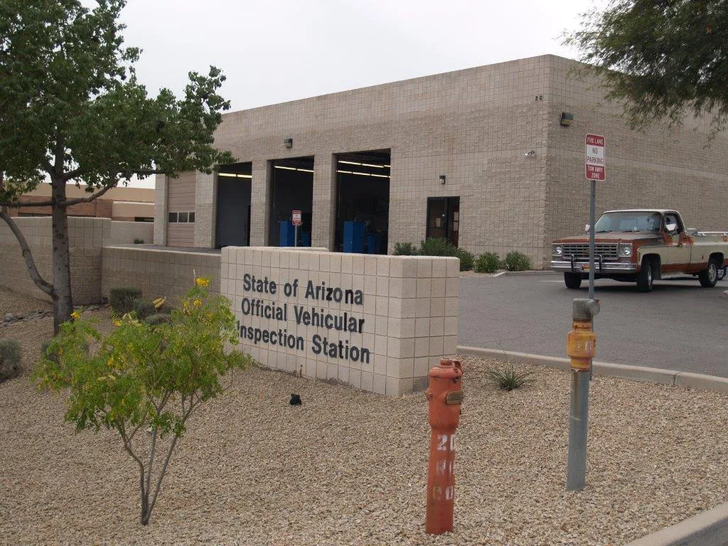 vehicle emissions test station