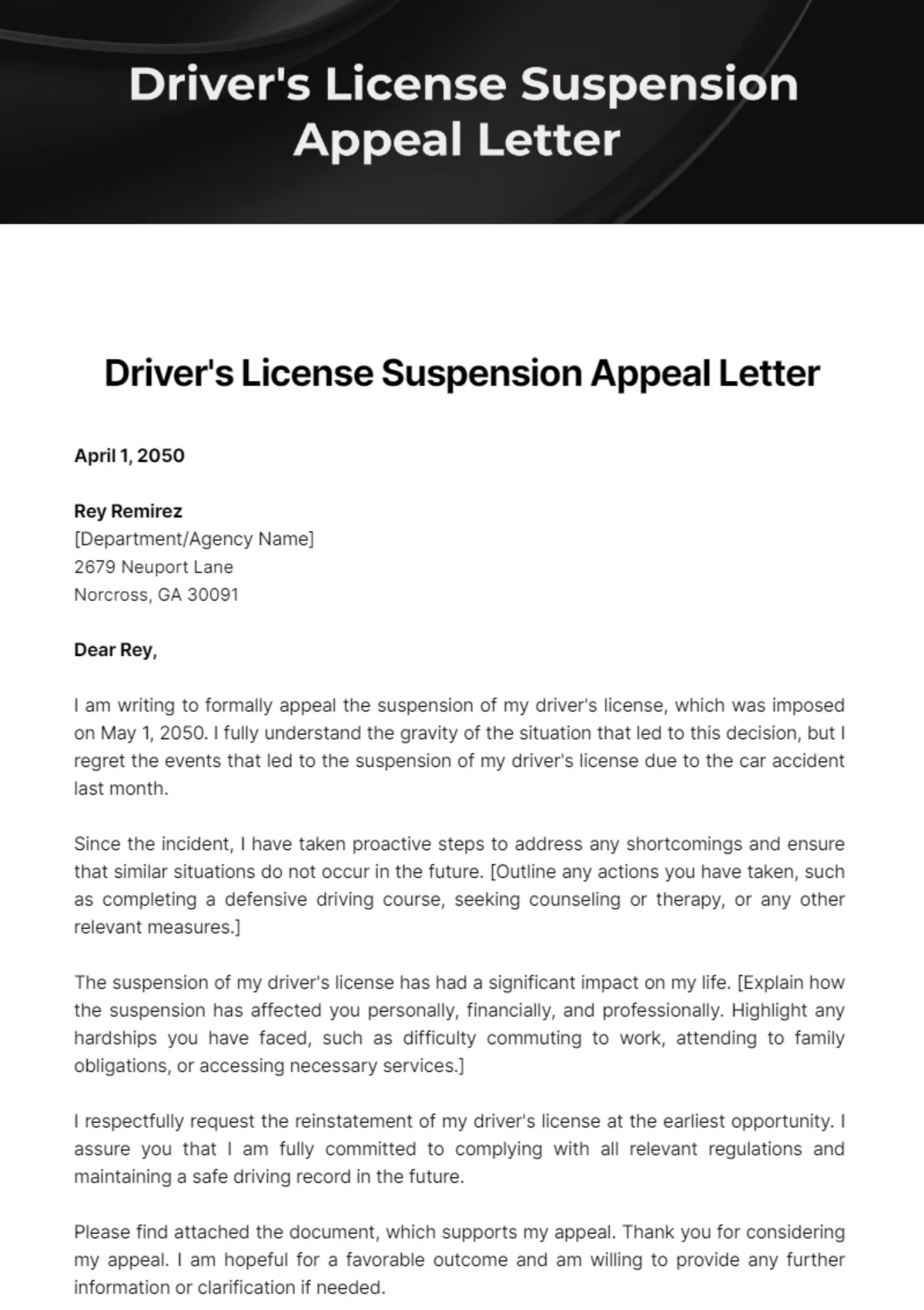 vehicle registration suspension notice