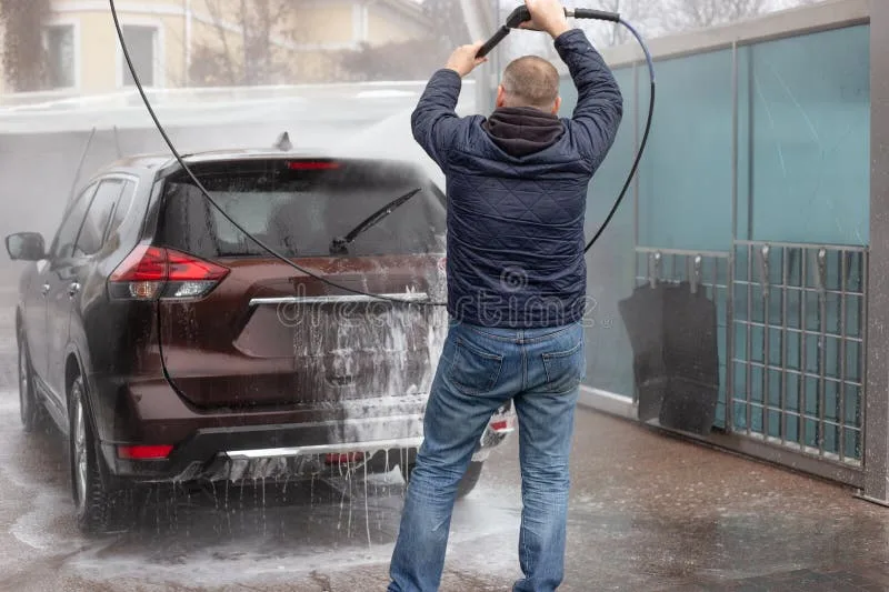 washing ceramic coated car winter