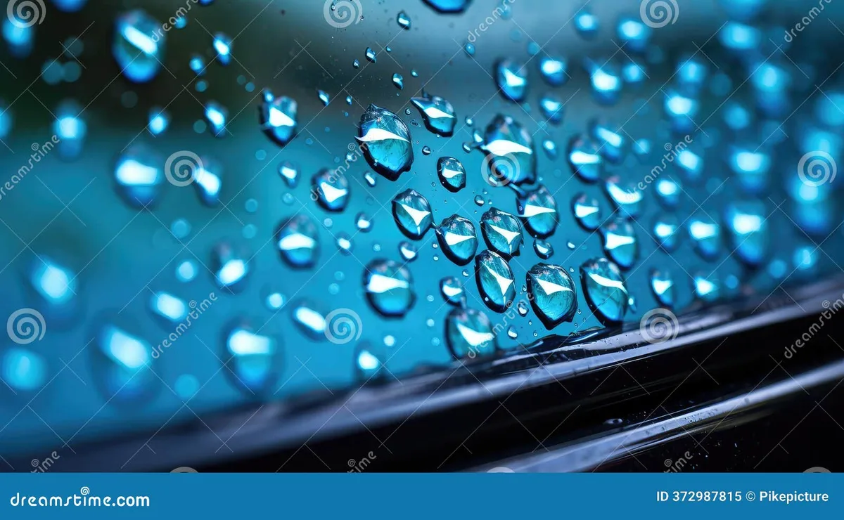 water beading hydrophobic coating