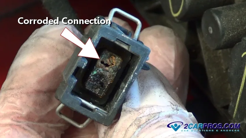 water damage electrical connector