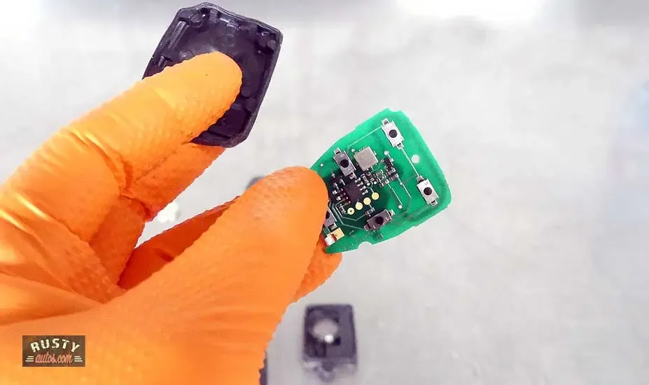water damaged car key in washing machine uk