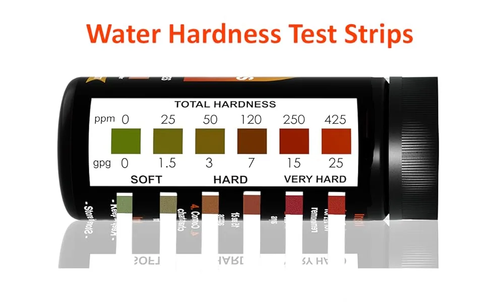water hardness test strip