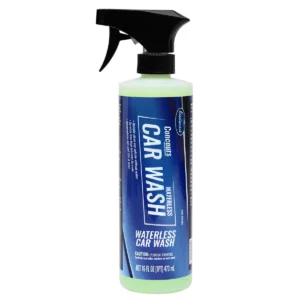 waterless car wash spray application