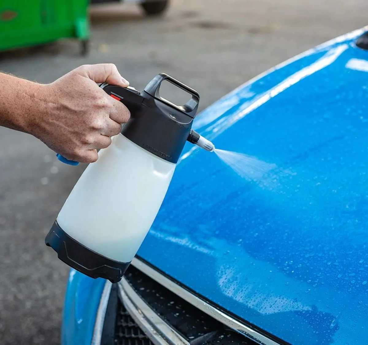 waterless car wash spray dust removal