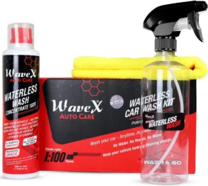 waterless wash microfiber