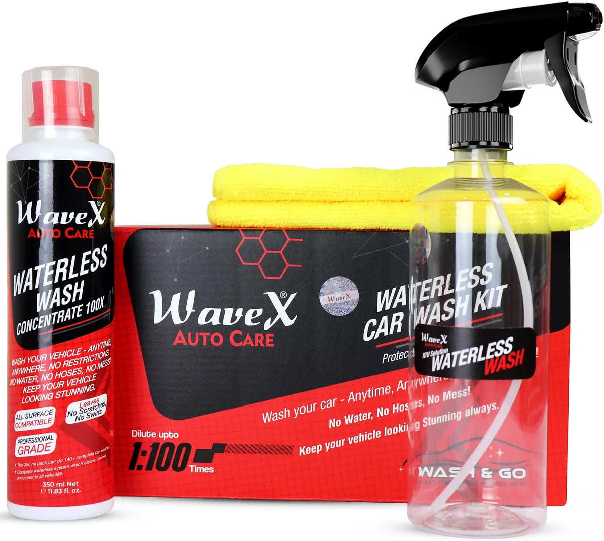 waterless wash microfiber