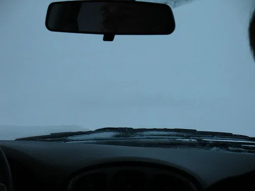 whiteout driving conditions Alaska highway