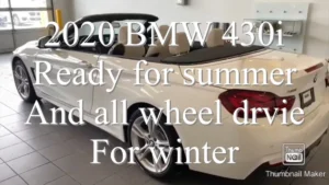 2020 BMW 430i in automatic car wash