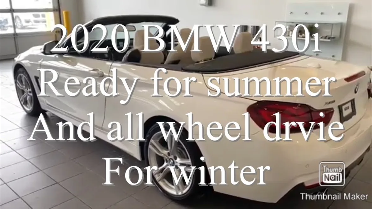 2020 BMW 430i in automatic car wash