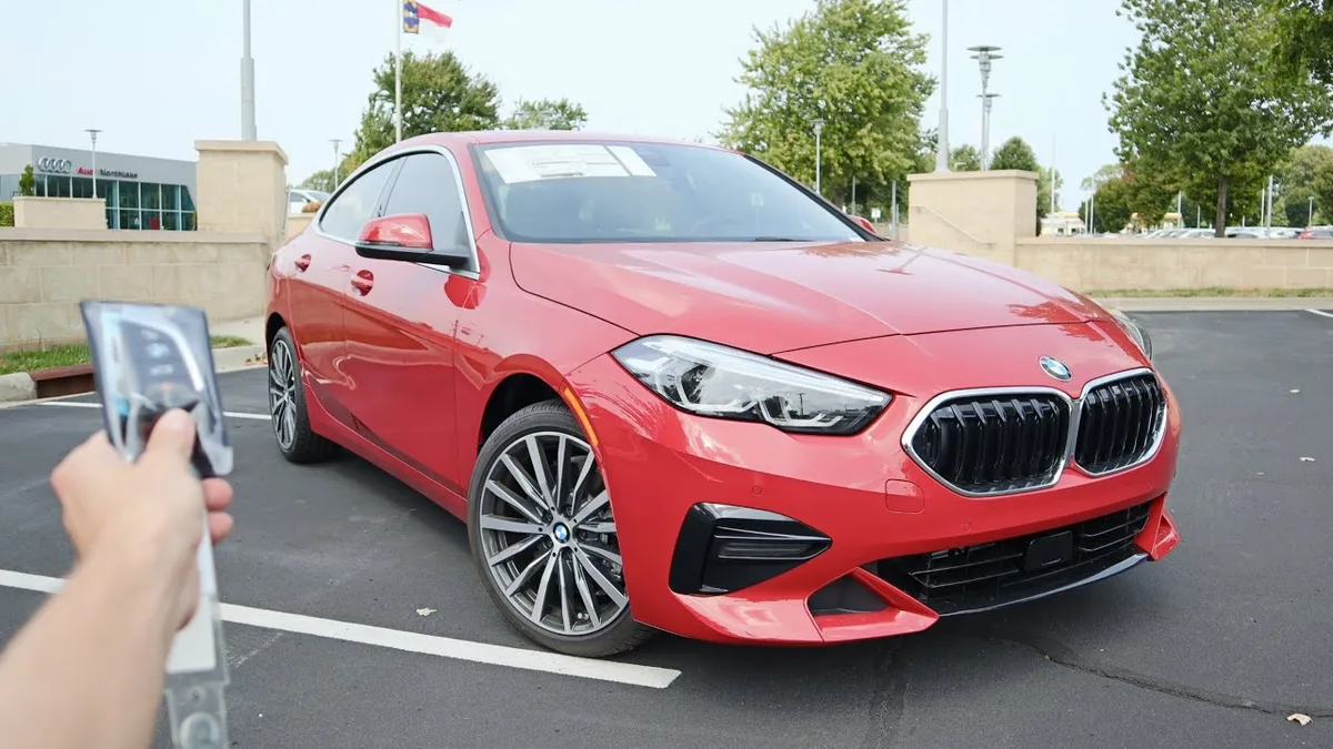 2022 bmw 228i gran coupe car wash mode