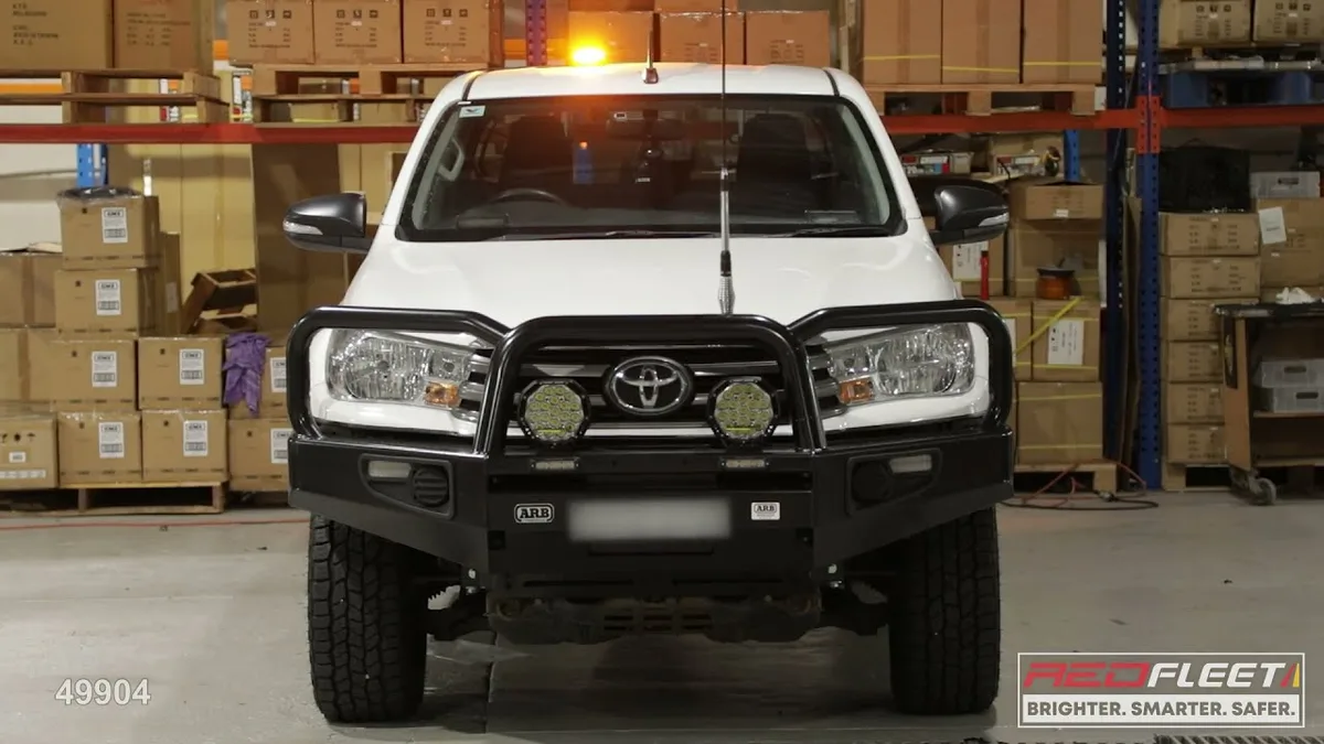 amber non-emergency vehicle lights