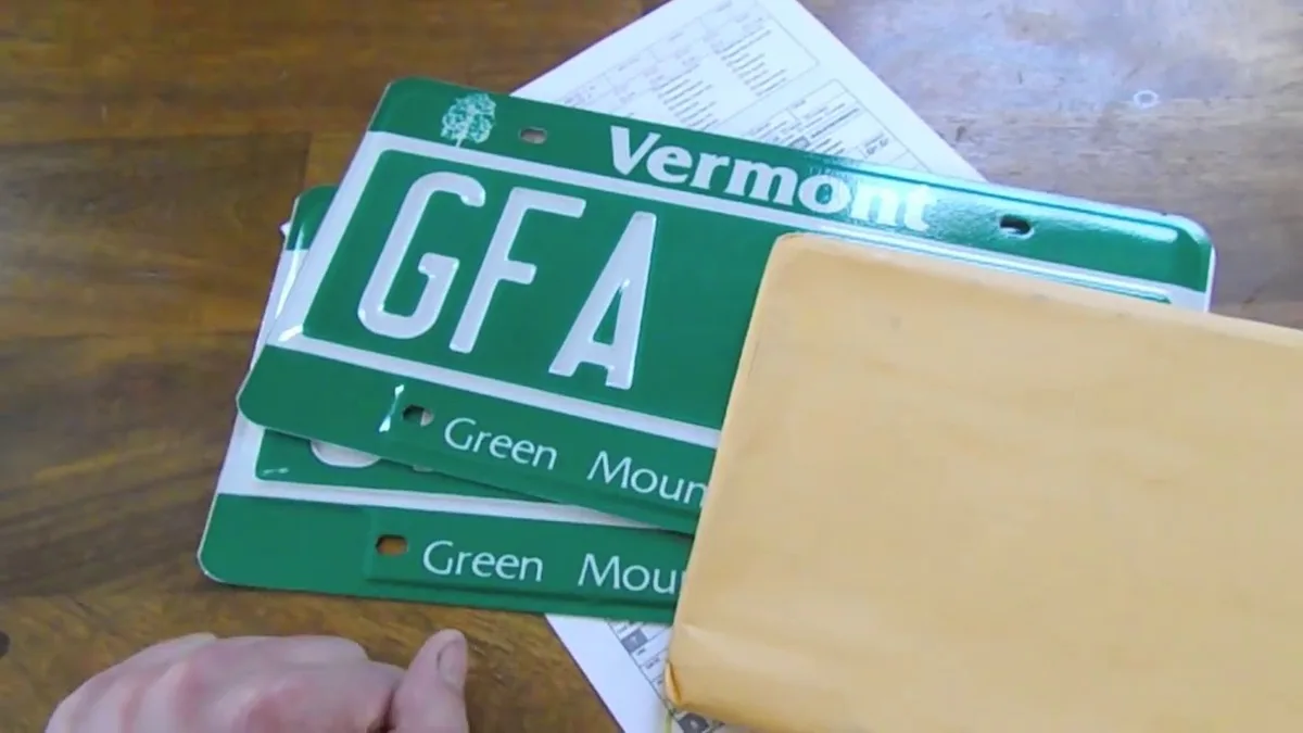 Antique car documents