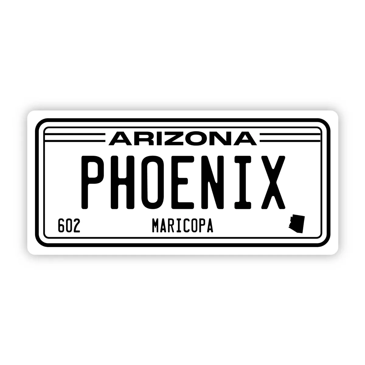 arizona license sticker for electric car