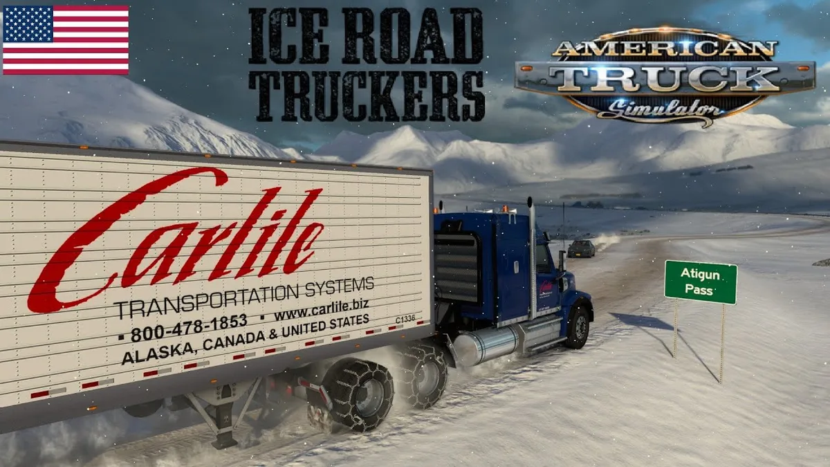 Atigun Pass winter trucking