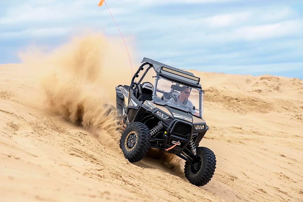 ATV in Kansas off-road trail