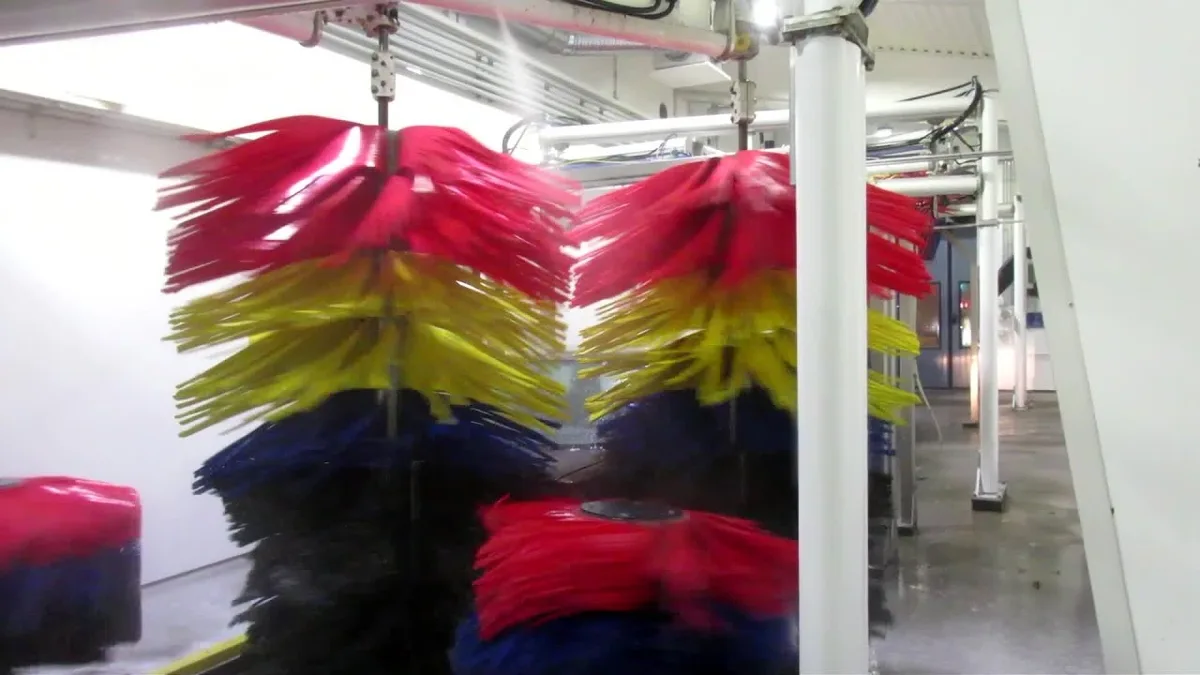 automatic car wash conveyor system