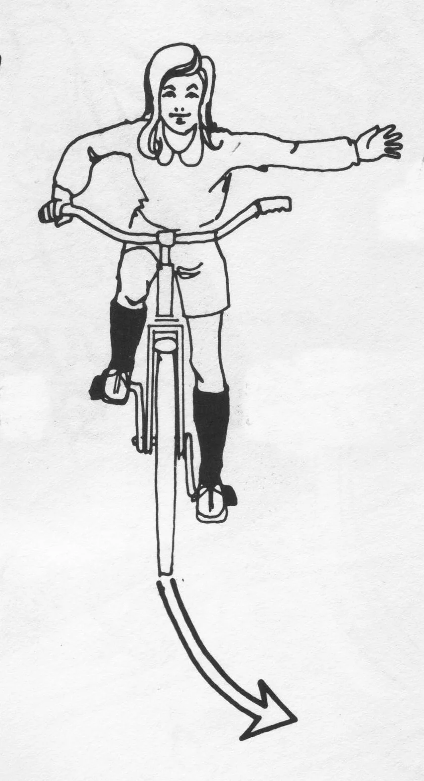 Bicycle hand signals